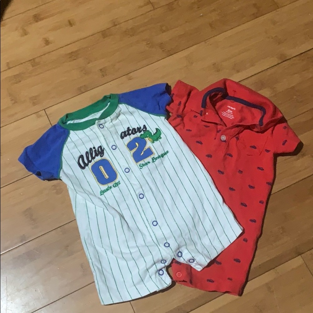 2 Carter’s Onesie Short Style